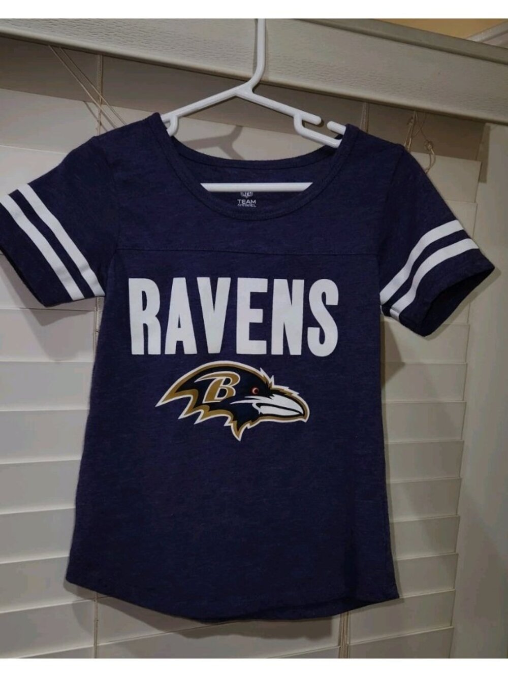 Baltimore Ravens NFL Girls Youth XS Purple T-Shirt